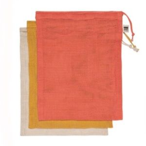 Le Marché (market) “save it” produce bags in 3 colors-12”x 14” bags w/drawstring